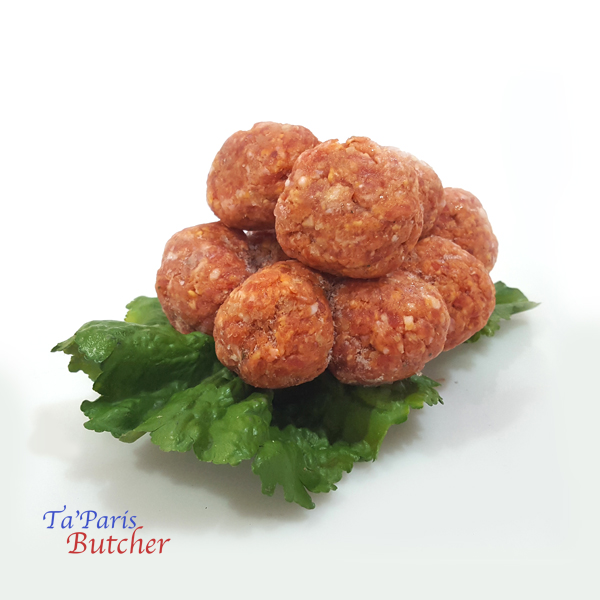 pork meatballs homemade taparis butcher malta online shop